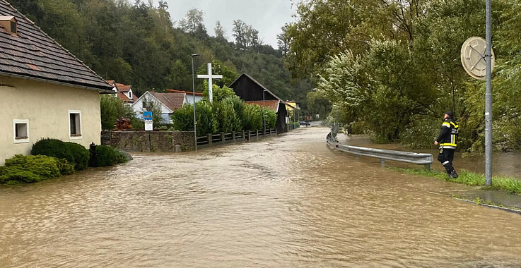 Zwettl war wie viele niederösterreichische Gemeinden von extremen Wassermassen überflutet. 