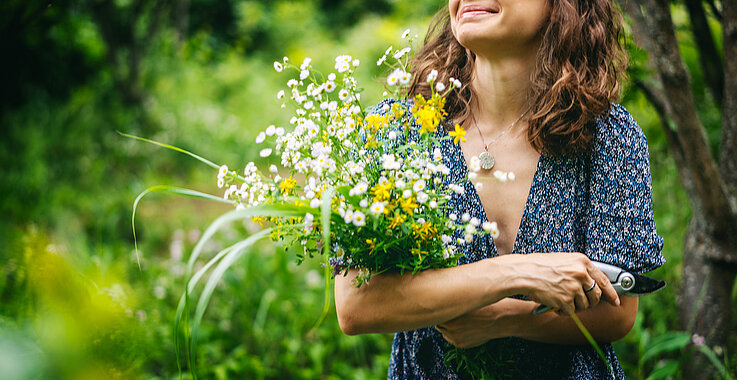 Beliebt: die gesegneten Kräuter- und Blumenbuschen zu Mariä Himmelfahrt.