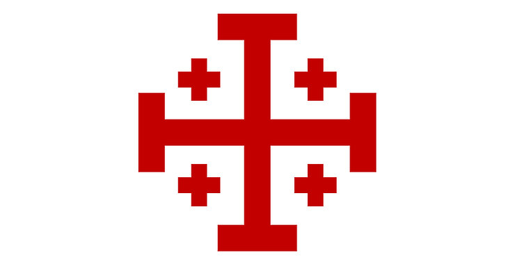 Rotes Jerusalemkreuz