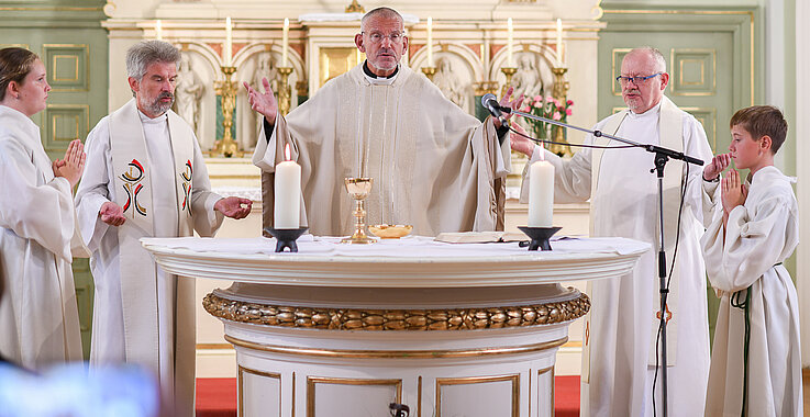 Der Gottesdienst zum 50. Jubiläum des Gymnasium Hollabrunn. 