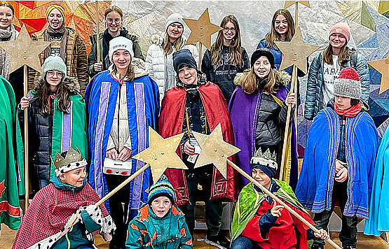 Sternsinger Gruppe