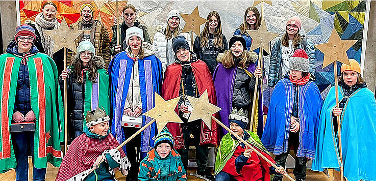 Sternsinger Gruppe