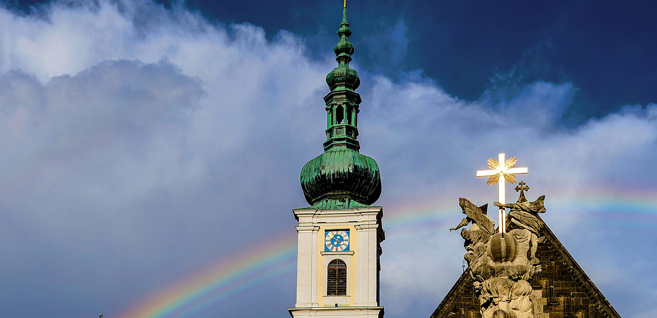 Heiligenkreuz zählt zu den Heiligen Stätten in der Erzdiözese Wien. 