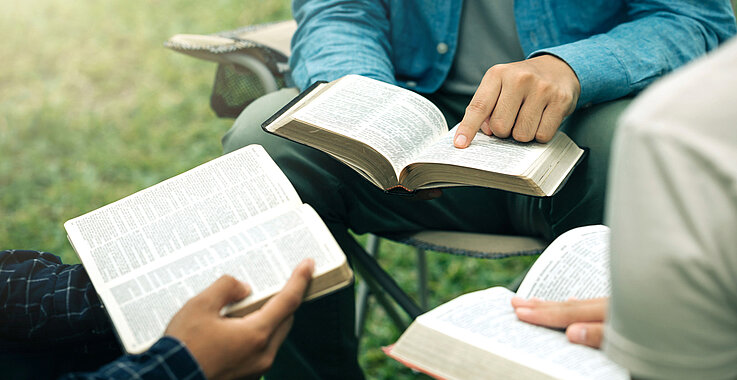 Beim Bibel-Pfad können Besucher die Bibel neu erleben und kennenlernen. 