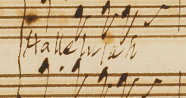 Händels Hallelujah - Autograph. 