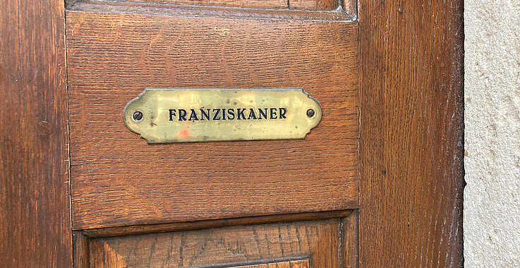 Die SONNTAGs-Jause fand diesmal bei den Franziskanern statt. 