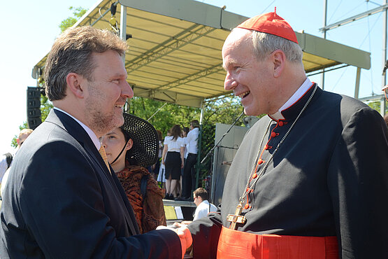 Michael Ludwig und Kardinal Schönborn