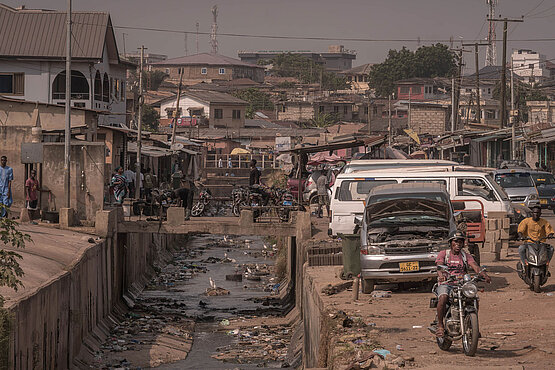 Slums in Entwicklungsland