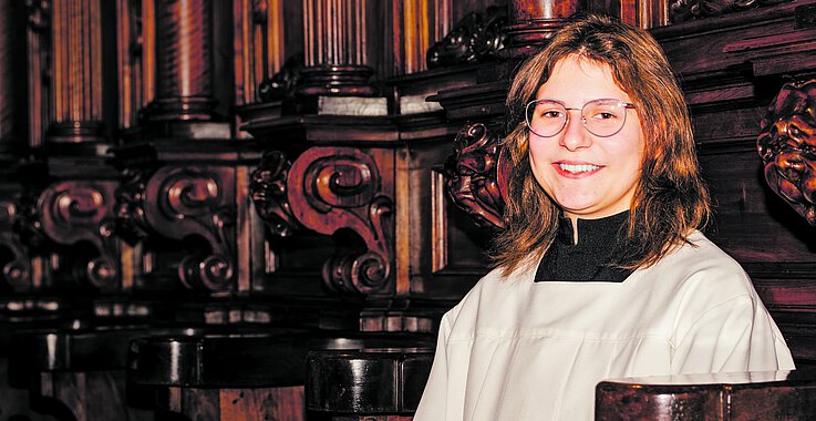 Die Ministrantin Sophie Kaufmann ist auch schon nach Rom gepilgert. 