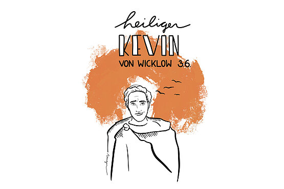 Patron von Dublin: Kevin gründete das bedeutende Kloster Glendalough.