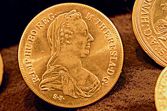 Darstellung Maria Theresienthaler - Goldmünze