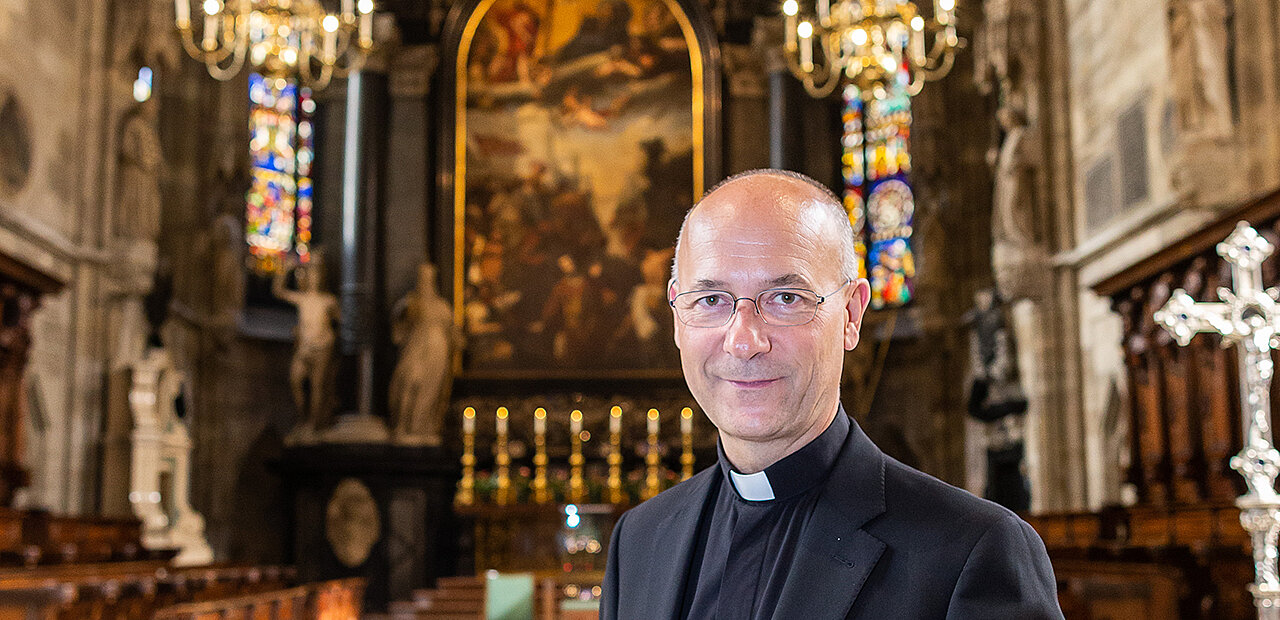 Dompfarrer Toni Faber im Stephansdom