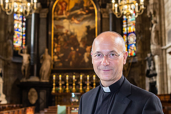 Dompfarrer Toni Faber im Stephansdom